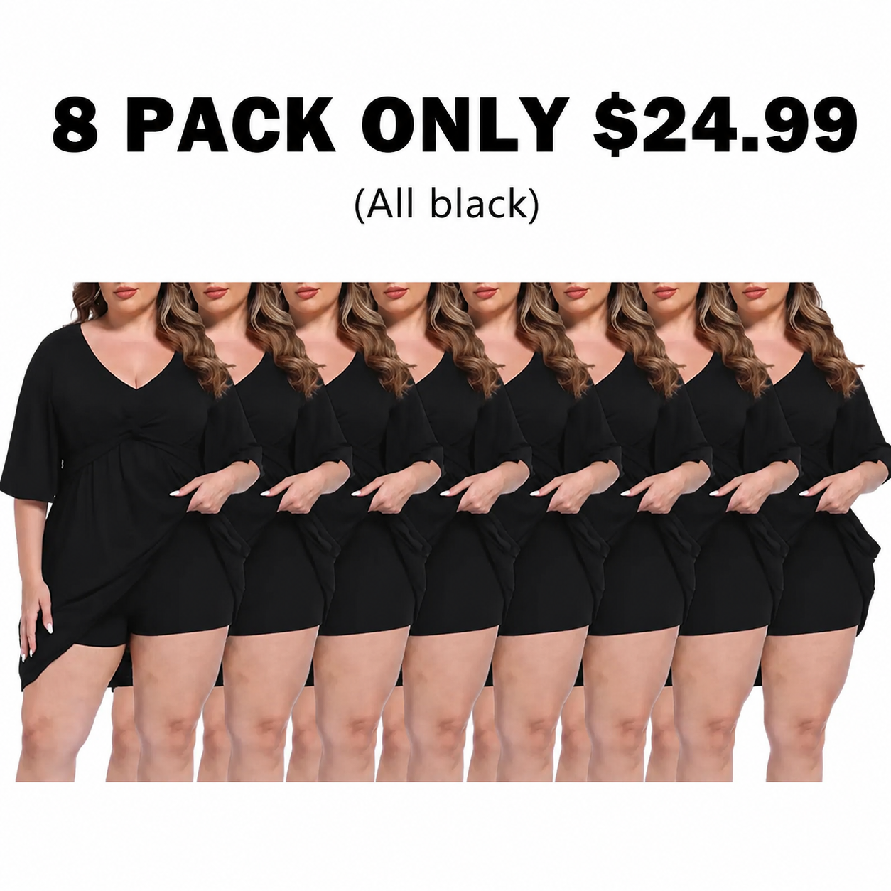 ✨Women's Plus Size Romper Dress✨