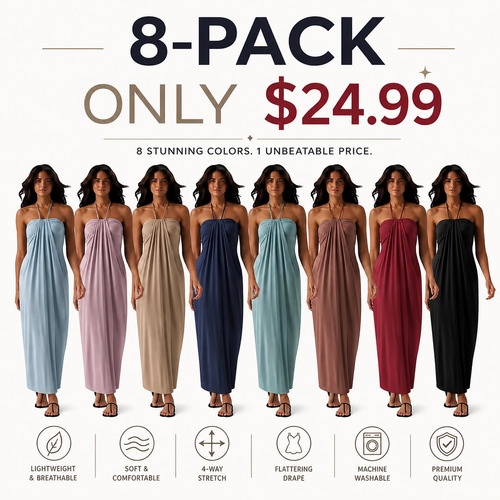 Halter Tie Back Maxi Dress with Pockets